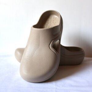 EDDIE BAUER High Jinx EVA Clogs First Ascent Beige Neutral Women's 8 Men's 6